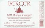 E. & M. BERGER  - Blauer Zweigelt 2021 (1L) (1L)