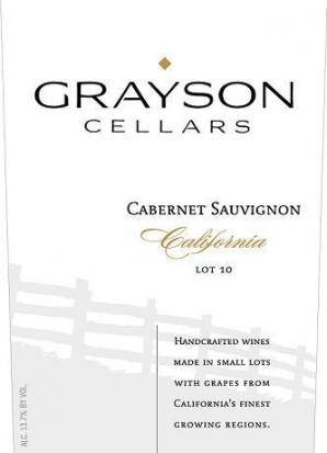 Grayson Cellars - Lot 10 Cabernet Sauvignon 2022 (750ml) (750ml)