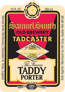 Samuel Smiths - Taddy Porter (4 pack 12oz cans) (4 pack 12oz cans)
