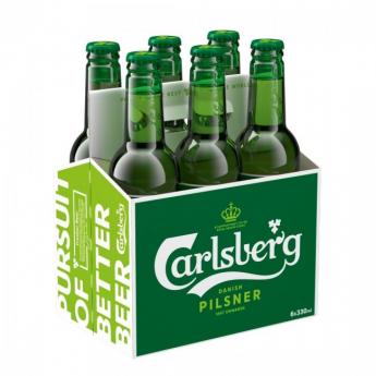 Carlsberg Breweries - Carlsberg (6 pack 11.2oz bottles) (6 pack 11.2oz bottles)