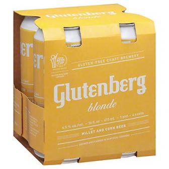Glutenberg - Gluten Free Blonde Ale (4 pack 16oz cans) (4 pack 16oz cans)