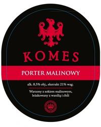Komes Porter Malinowy (Raspberry)