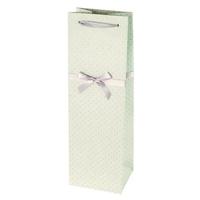 Elegant Blue And Silver Wine Bag