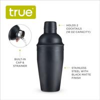 Ash Contour Matte Black Shaker