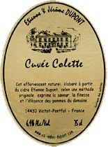 Etienne Dupont Cidre Cuvee Colette