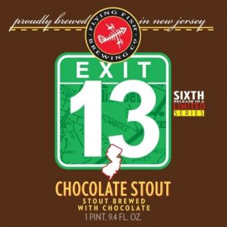 Flying Fish - Exit 13 Chocolate Stout (4 pack 16oz cans) (4 pack 16oz cans)