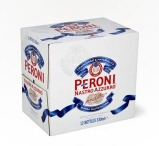 Birra Peroni - Nastro Azzurro (12 pack 11.2oz bottles) (12 pack 11.2oz bottles)