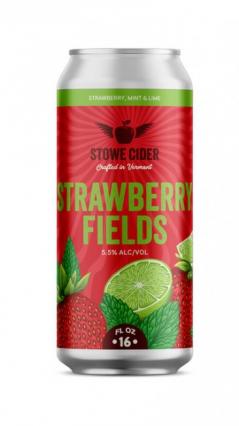 Stowe Cider - Strawberry Fields NV (4 pack 16oz cans) (4 pack 16oz cans)