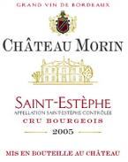 Chteau Morin - St. Estephe Cru Bourgeois 2014 (750ml)