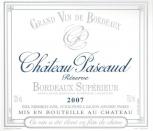 Chteau Pascaud - Bordeaux Suprieur 2020 (750ml)