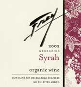 Frey - Syrah Redwood Valley Organic 2020 (750ml) (750ml)