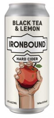 Ironbound - Black Tea & Lemon Cider (4 pack 12oz cans) (4 pack 12oz cans)