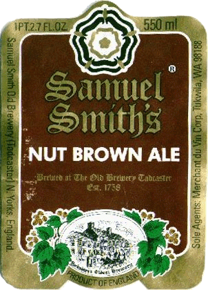 Samuel Smiths - Nut Brown Ale (4 pack 12oz bottles) (4 pack 12oz bottles)