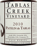 Tablas Creek - Patelin de Tablas Rouge Paso Robles 2021 (750ml)