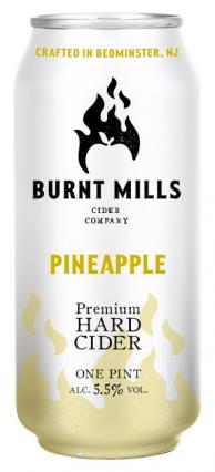 Burnt Mills Cider - Pineapple (4 pack 16oz cans) (4 pack 16oz cans)