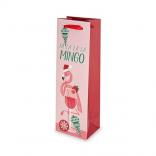 Cakewalk - Retro Flamingo Single-bottle Wine Bag 0
