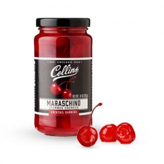 Collins - Stemmed Cocktail Cherries (10oz bottle)
