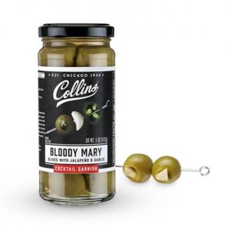 Collins - Bloody Mary Cocktail Olives (4.5oz bottle)