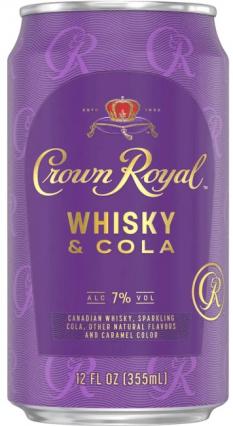 Crown Royal - Whiskey & Cola (4 pack 355ml cans) (4 pack 355ml cans)