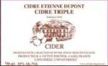Domaine Dupont - Cidre Triple Harvest 2013