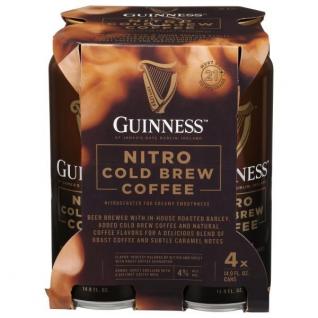 Guinness - Nitro Cold Brew Coffee Stout (4 pack 14oz cans) (4 pack 14oz cans)