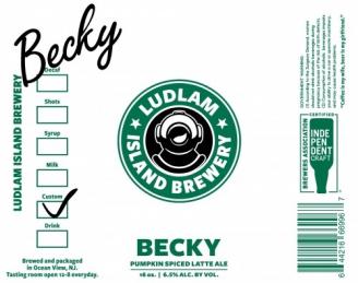 Ludlam Island - Becky 4pk (4 pack 16oz cans) (4 pack 16oz cans)