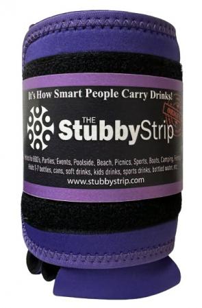 Stubby Strip - Purple Beer Holder
