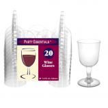 Party Essentials - 5.5 oz. Clear Wine Glasses 2020