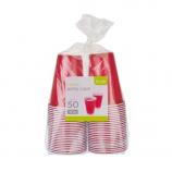 True - Red Plastic Party Cups 16 oz (50 pack) 0
