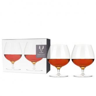 Viski - Crystal Wingback Brandy Glasses
