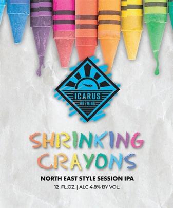 Icarus Brewing - Shrinking Crayons (12 pack 12oz cans) (12 pack 12oz cans)