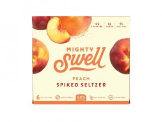 Mighty Swell Spiked Seltzer - Peach (6 pack 12oz cans) (6 pack 12oz cans)