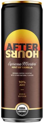 Crook & Marker - After Hours: Espresso Martini (4 pack 12oz cans) (4 pack 12oz cans)
