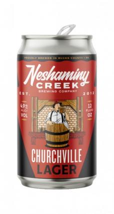 Neshaminy Creek Brewing - Churchville Lager (6 pack 12oz cans) (6 pack 12oz cans)