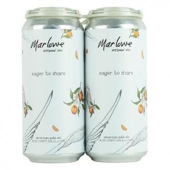 Marlowe Artisanal Ales - Eager To Share (4 pack 16oz cans) (4 pack 16oz cans)