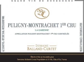 Domaine Balland-Curtet - Puligny-Montrachet La Garenne 2021 (750ml) (750ml)
