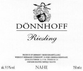 Donnhoff - Riesling 2022 (750ml) (750ml)