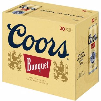 Coors Brewing - Coors Banquet (30 pack 12oz cans) (30 pack 12oz cans)