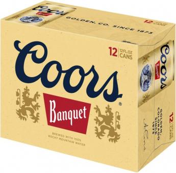 Coors Brewing - Coors Banquet (12 pack 12oz cans) (12 pack 12oz cans)