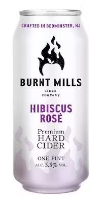 Burnt Mills Cider - Hibiscus Ros (4 pack 16oz cans) (4 pack 16oz cans)