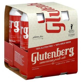 Glutenberg Craft Brewery - American Pale Ale (4 pack 16oz cans) (4 pack 16oz cans)